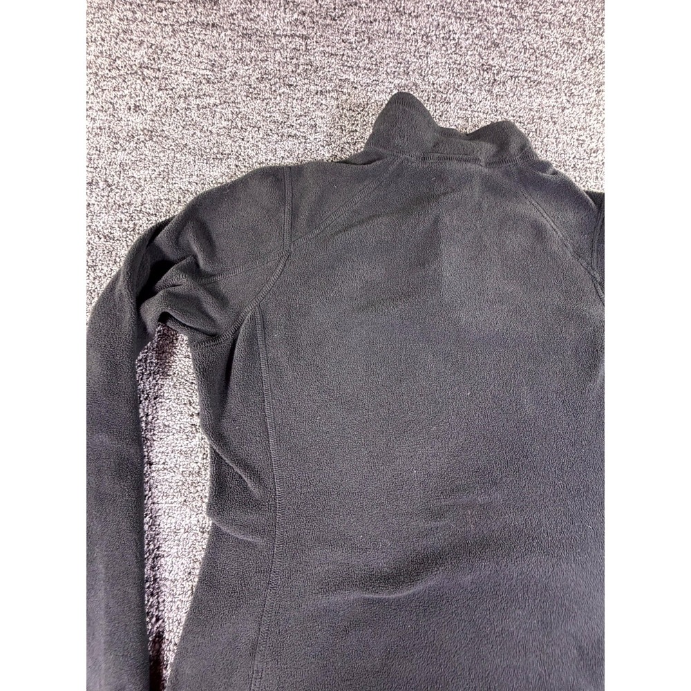 The North Face Fleece Sweatshirt Womens Medium Black Long Sleeve Quarter Zip - Picture 16 of 16